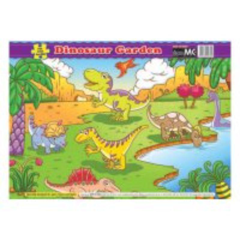 Fun With Puzzle Dinosaur Garden - 380mm x 270mm x 5mm