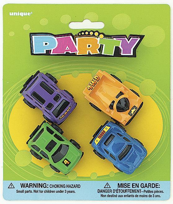 4 Pack Die Cast Mini Cars - The Base Warehouse
