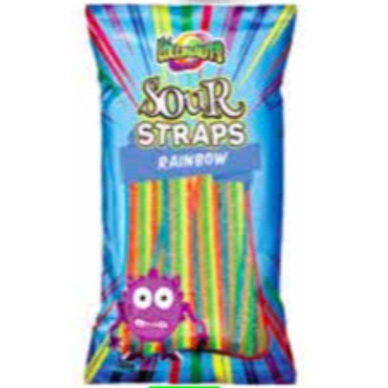 Rainbow Sour Straps - 160g - The Base Warehouse