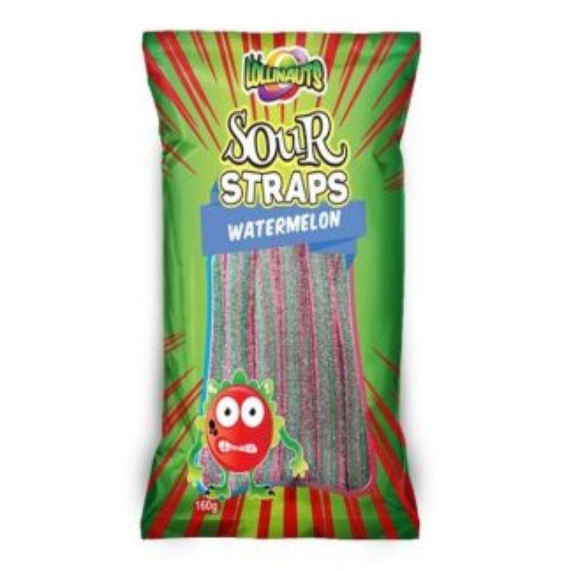 Watermelon Sour Straps - 160g - The Base Warehouse
