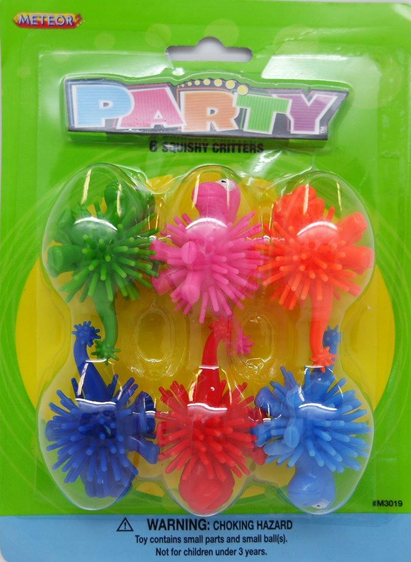 6 Pack Squishy Critters - The Base Warehouse