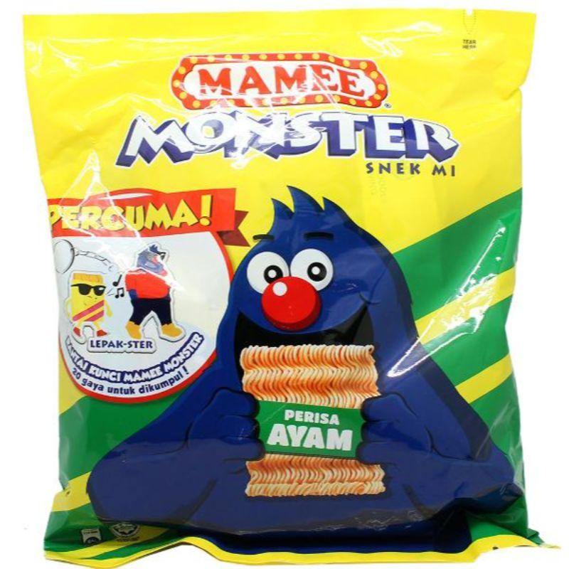 8 Pack Mamee Monster Ayam - 25g