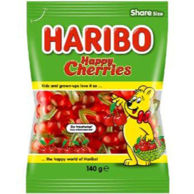 Haribo Happy Cherries - 140g - The Base Warehouse