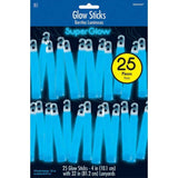 Load image into Gallery viewer, 25 Pack Blue Glow Sitcks - 10cm - The Base Warehouse
