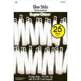 Load image into Gallery viewer, 25 Pack White Glow Sitcks - 10cm - The Base Warehouse
