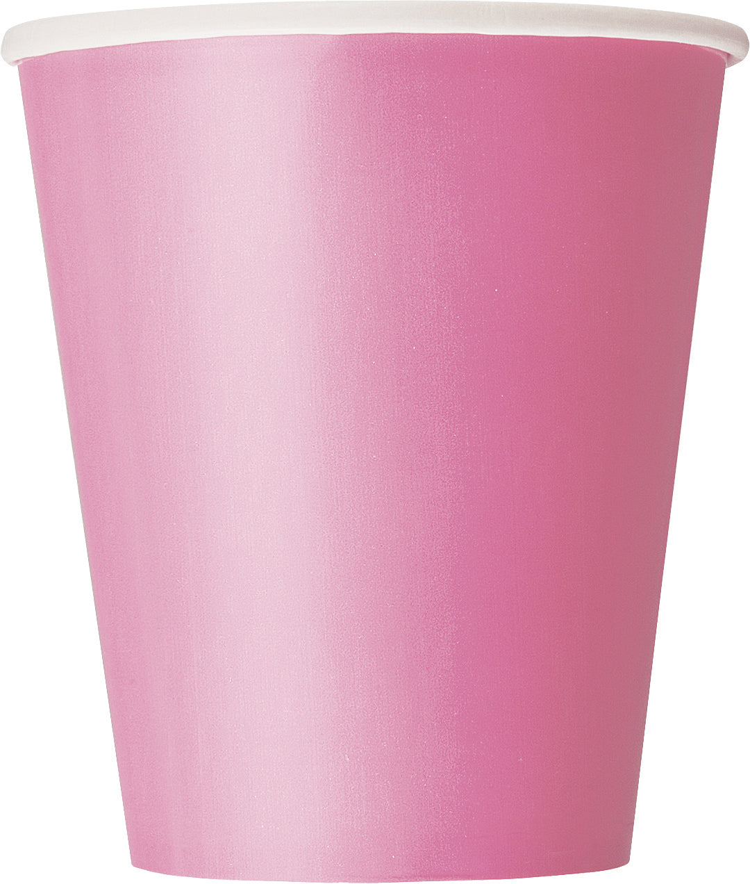 8 Pack Hot Pink Paper Cups - 270ml