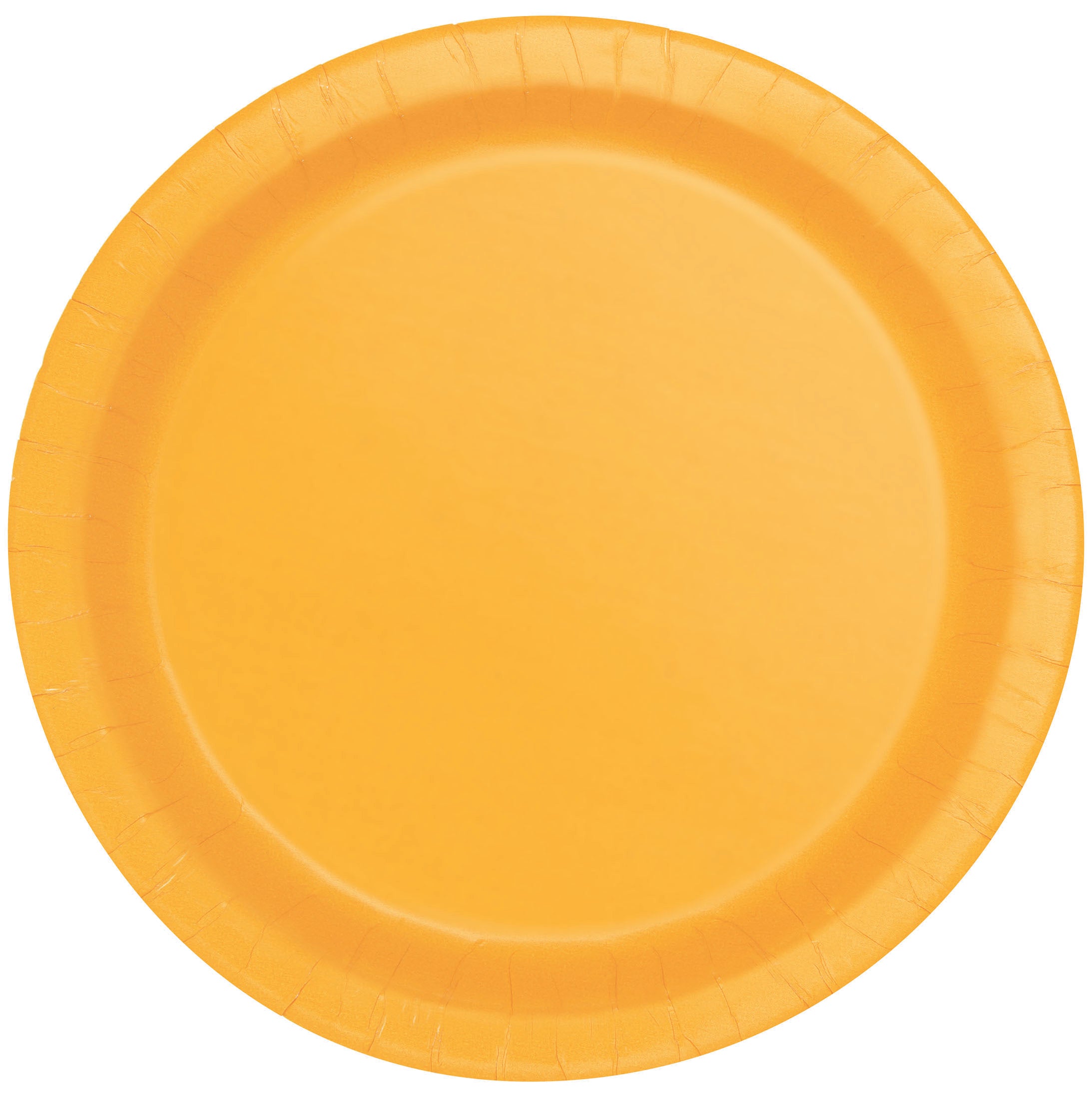 8 Pack Sunflower Yellow Paper Plates - 18cm