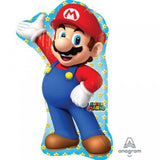 Load image into Gallery viewer, SuperShape XL Super Mario Brothers Foil Balloon - 55cm x 83cm - The Base Warehouse
