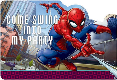 Spiderman Web Wonder Invites - The Base Warehouse