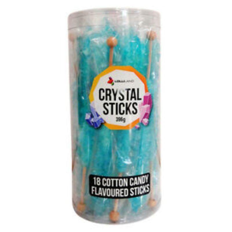 18 Pack Baby Blue Crystal Sticks - 396g - The Base Warehouse
