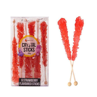 6 Pack Red Crystal Sticks - 132g - The Base Warehouse