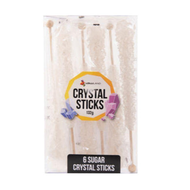 6 Pack White Crystal Sticks - 132g - The Base Warehouse