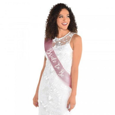 Bride to Be Deluxe Fabric Sash - 76cm - The Base Warehouse