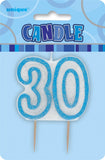 Load image into Gallery viewer, Glitz Pink Numeral 7 Candle - The Base Warehouse
