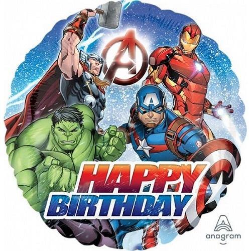 Avengers Happy Birthday Foil Balloon - The Base Warehouse