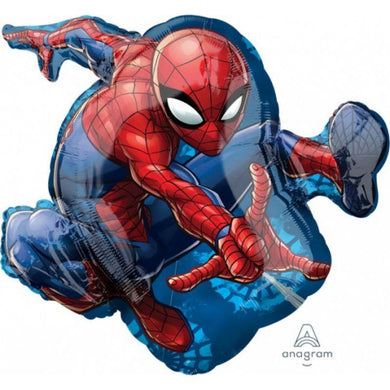 SuperShape XL Spider-Man Foil Balloon - 43cm x 73cm - The Base Warehouse