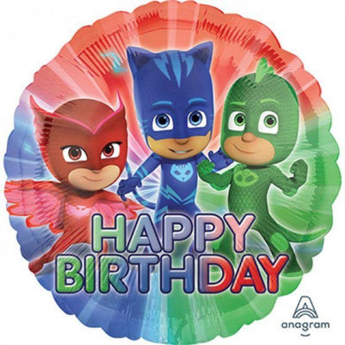 Happy Birthday PJ Masks Foil Balloon - 45cm - The Base Warehouse