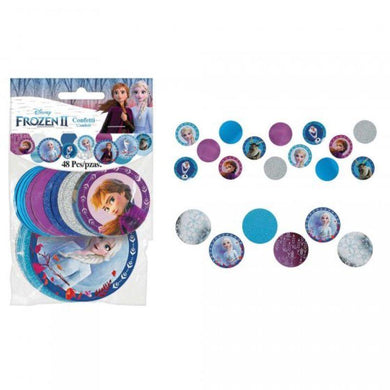 Frozen 2 Giant Confetti Circles - 5cm to 7cm - The Base Warehouse