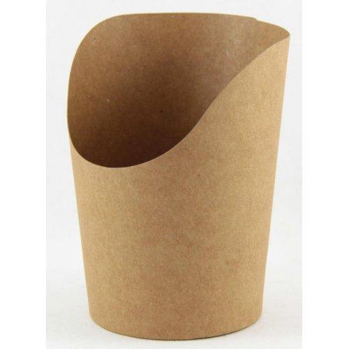 50 Pack Kraft Open Top Wrap Cup - Short - The Base Warehouse