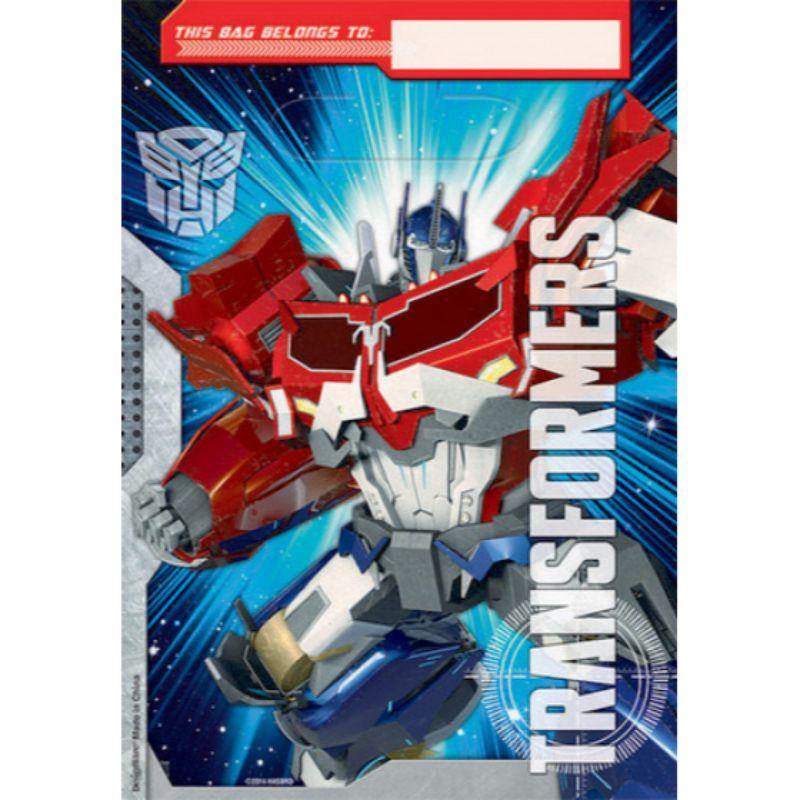 8 Pack Transformers Core Loot Bags - 23cm - The Base Warehouse