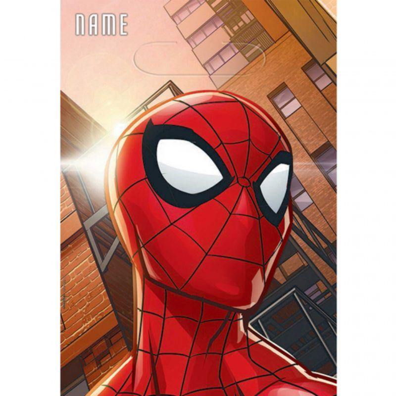 8 Pack Spiderman Webbed Wonder Folded Loot Bags - 23cm - The Base Warehouse