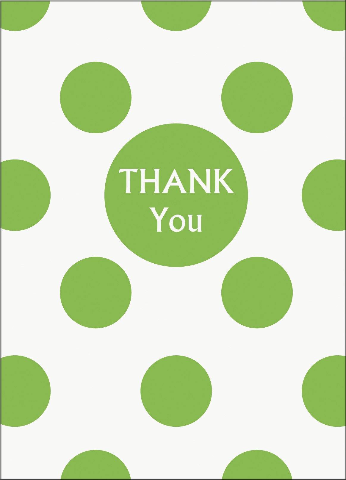 8 Pack Sunflower Yellow Dots Thank You Notes - The Base Warehouse