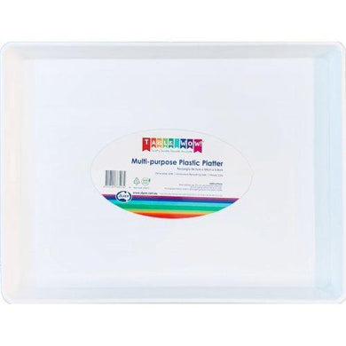 White Rectangle Slab Cake Platter - 46.5xm x 34xm x 3.8cm - The Base Warehouse