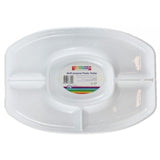Load image into Gallery viewer, White Plastic 4 Sectional Oval Platter - 46cm x 32.5cm x 3cm - The Base Warehouse
