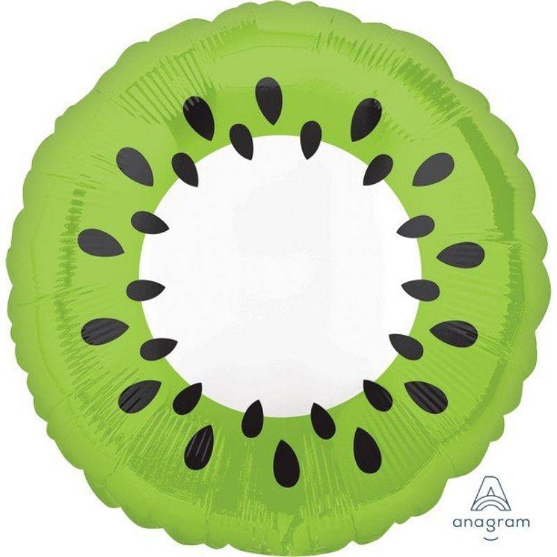 Tropical Kiwi Foil Balloon - 45cm - The Base Warehouse