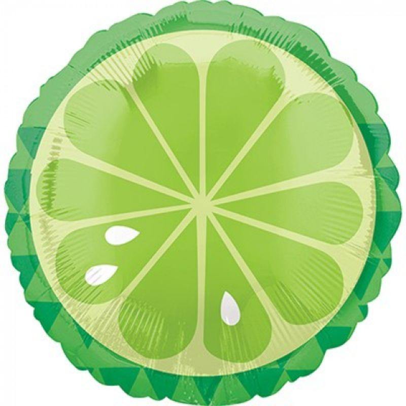 Tropical Lime Foil Balloon - 45cm - The Base Warehouse