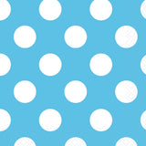 Load image into Gallery viewer, 16 Pack Powder Blue Polka Dot Beverage Napkins - 25.4cm x 25.4cm

