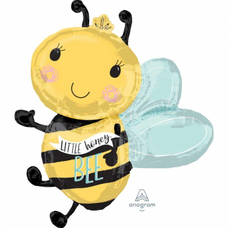 SuperShape What Will It Bee Little Honey Foil Balloon - 63cm x 76cm - The Base Warehouse
