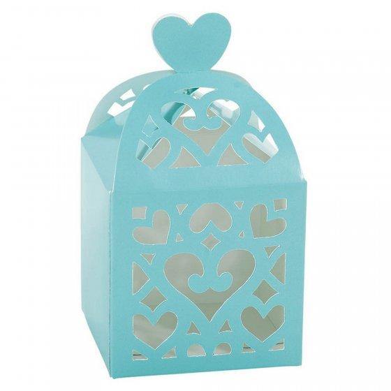 Blue Lantern Paper Favor Box - The Base Warehouse
