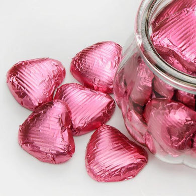 Pink Chocolate Hearts - The Base Warehouse
