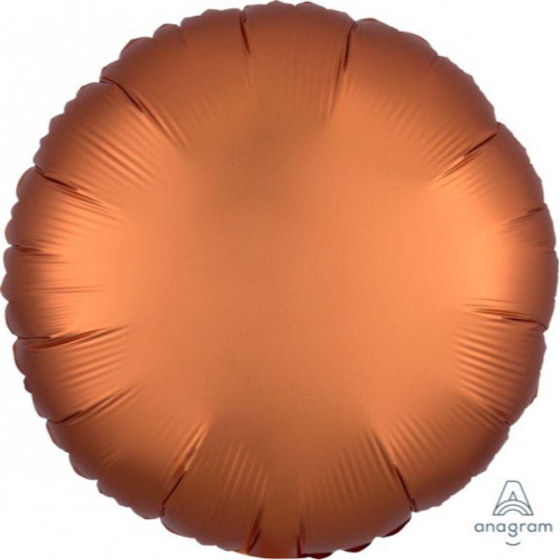 Satin Luxe Amber Circle Foil Balloon - 45cm - The Base Warehouse