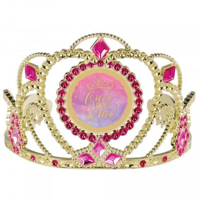 Disney Princess Once Upon A Time Electroplated Tiara - 8cm x 11cm - The Base Warehouse