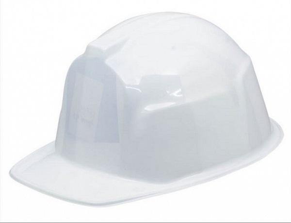 White Construction Hat - The Base Warehouse