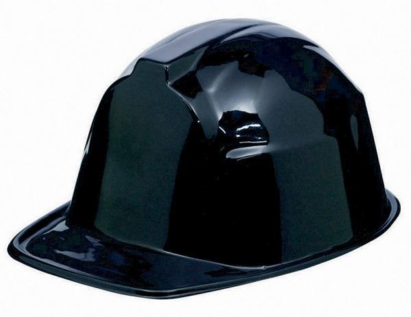 Black Construction Hat - The Base Warehouse