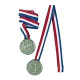 Load image into Gallery viewer, 12 Pack Sports Party Award Ribbon Favor

