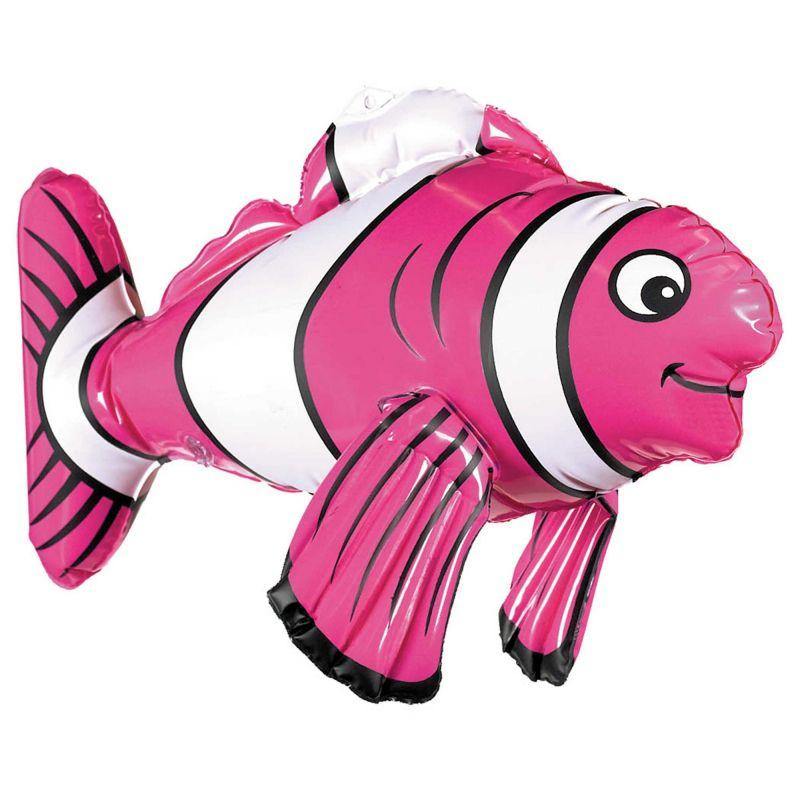 Inflatable Striped Fish - 43cm - The Base Warehouse