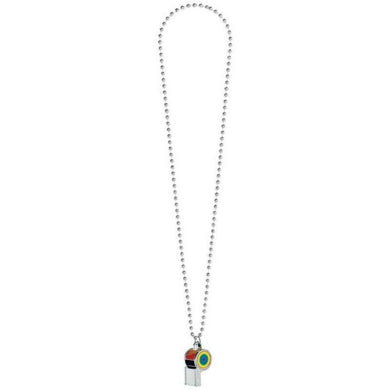 Rainbow Whistle on Plastic Chain Necklace - 91.4cm - The Base Warehouse