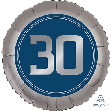 Happy Birthday Man 30 Foil Balloon - 45cm - The Base Warehouse
