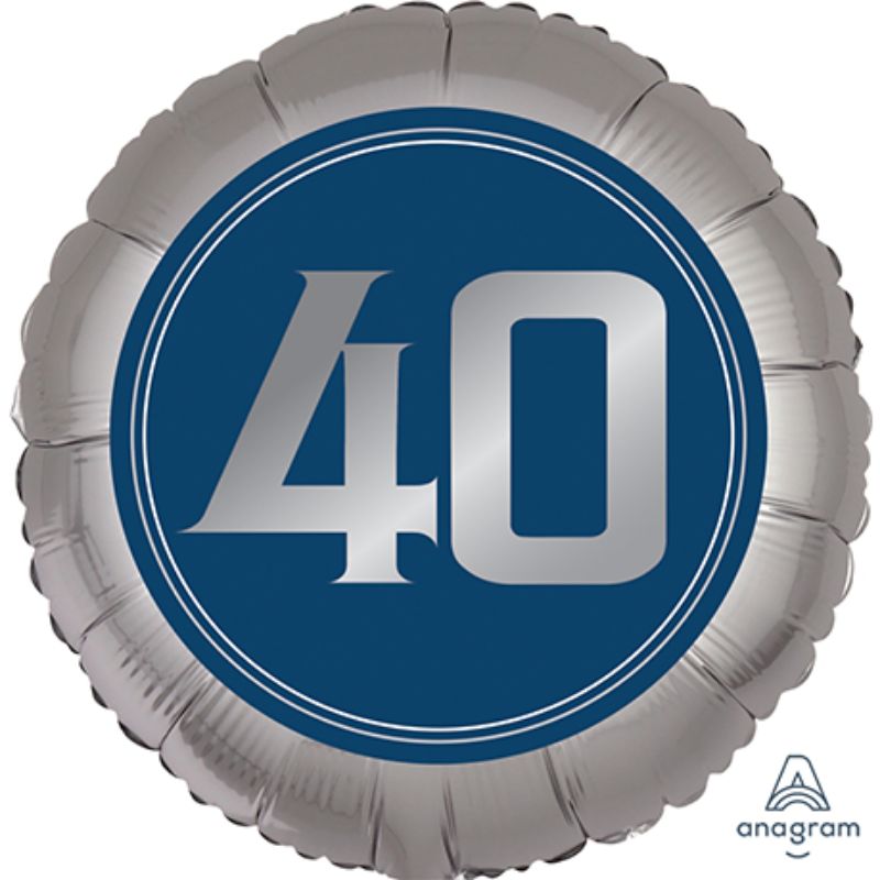 Happy Birthday Man 40 Foil Balloon - 45cm