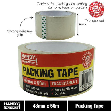 Clear Packaging Tape - 48cm x 50m - The Base Warehouse