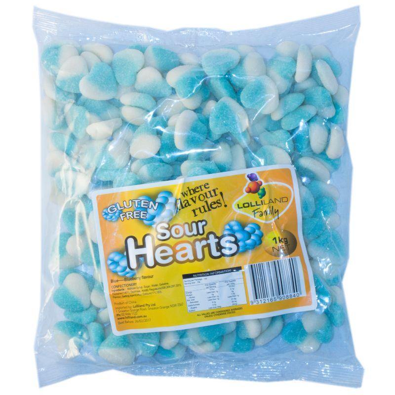 Blue Sour Hearts - 1kg - The Base Warehouse