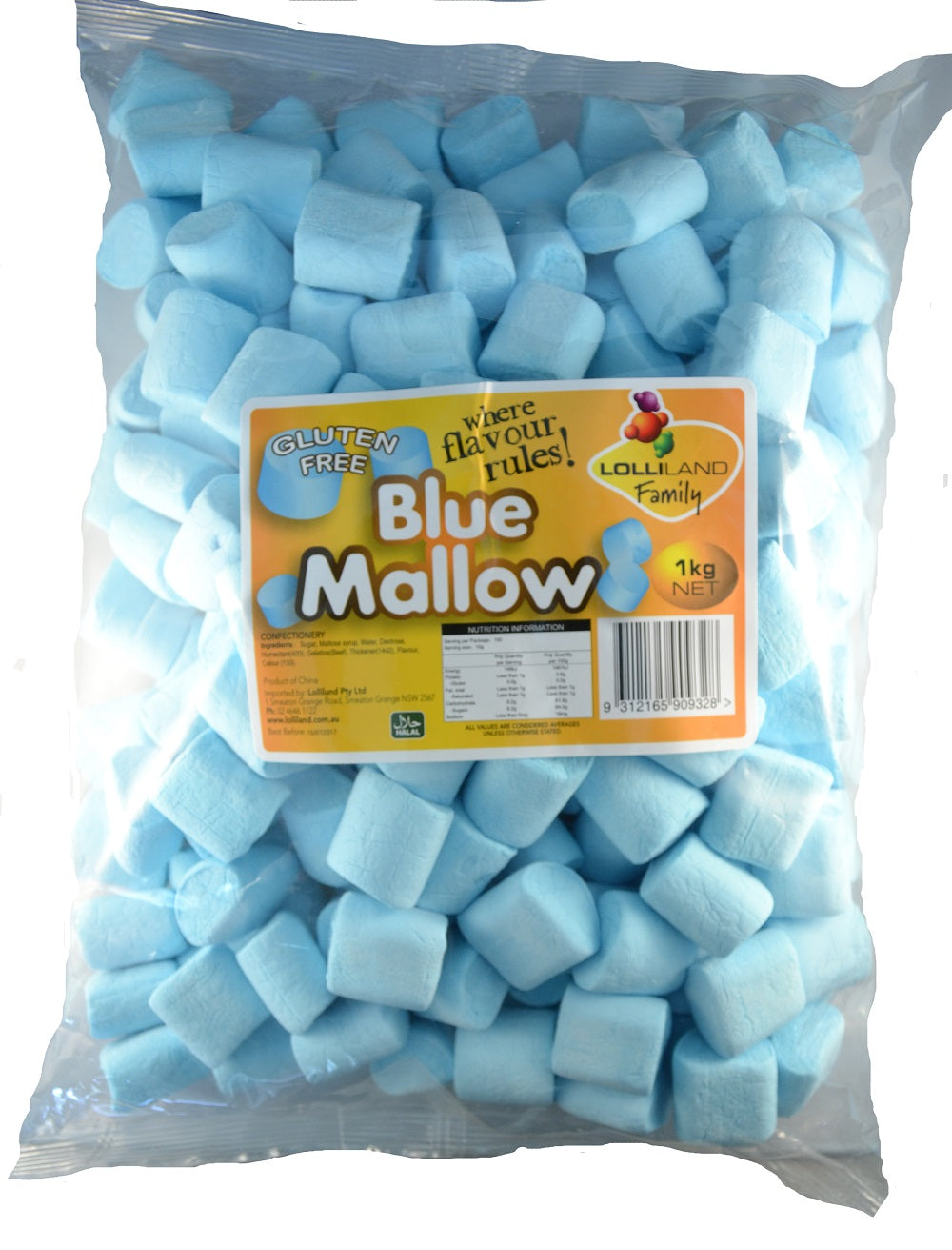 Blue Marshmallows - 1kg