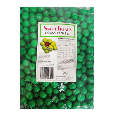 Green Choc Buttons - 1kg - The Base Warehouse