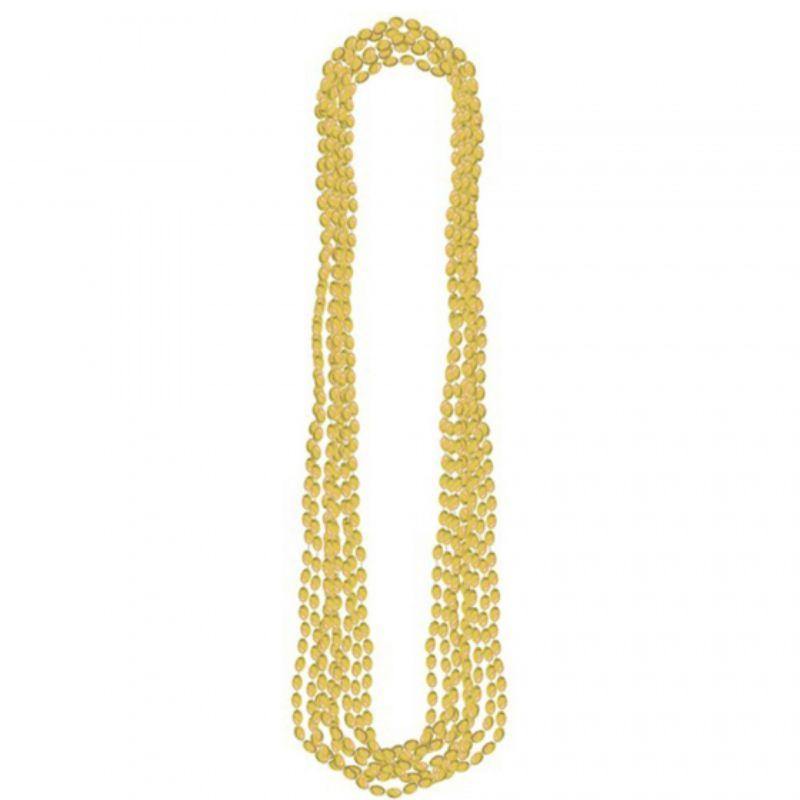 Gold Metallic Necklace - 76cm - The Base Warehouse