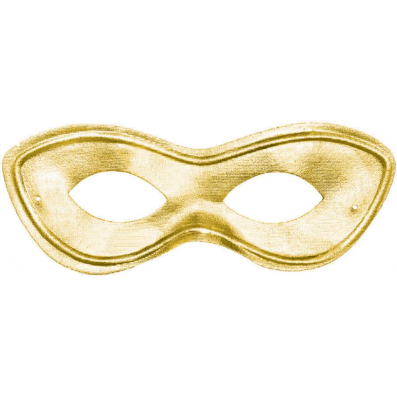 Gold Super Hero Mask - 7cm x 21cm