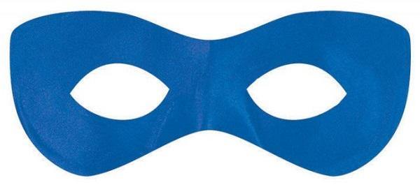 Blue Super Hero Mask - The Base Warehouse